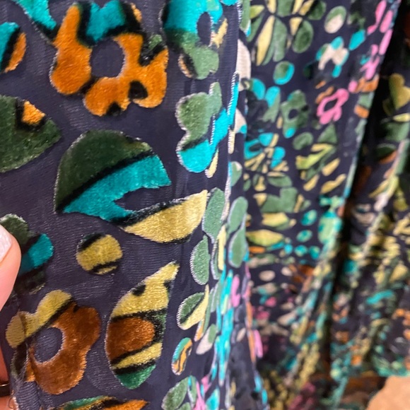 90’s Vivienne Tam Burnt Silk Dress Set - Picture 7 of 8